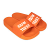 Oranje badslippers bedrukt met eigen tekst, logo of afbeelding